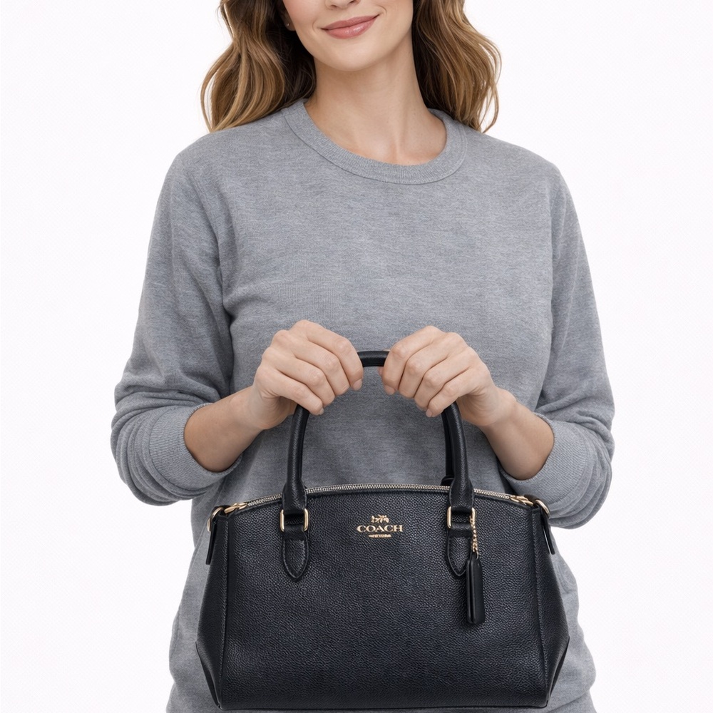 Coach Black Satchel Bag
